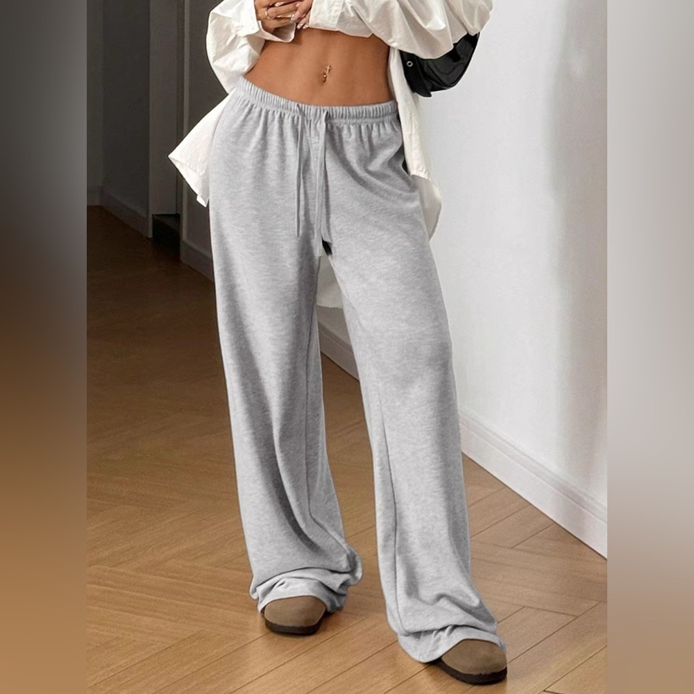 Drawstring Wide Leg Pants - Picture 2 of 4
